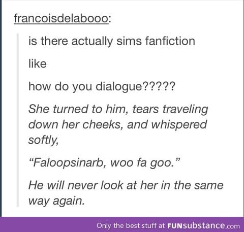 Sims dialogue