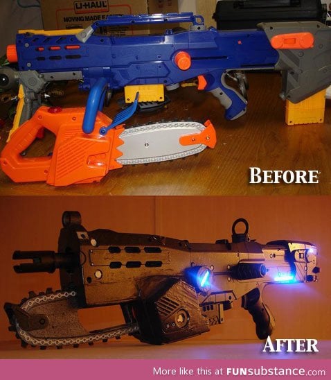 Custom nerf lancer