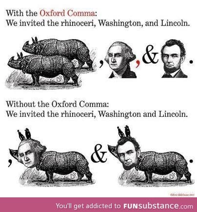 Importance of the oxford comma