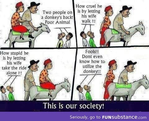 Our society summed up