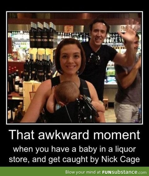 That awkward moment