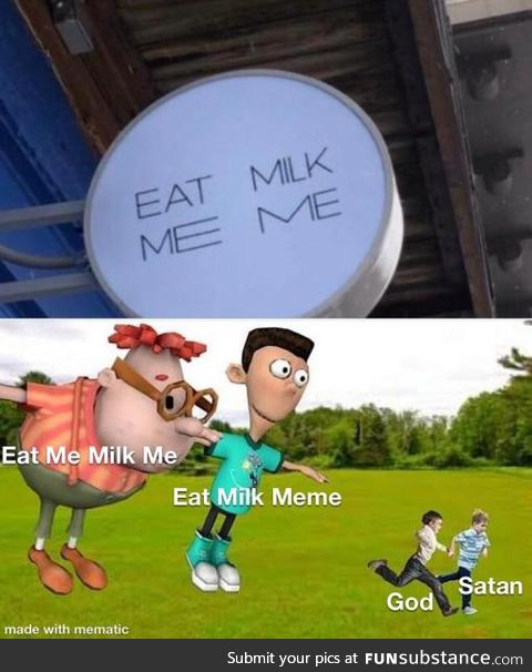 Too bad my milk's fuϲkin HARD