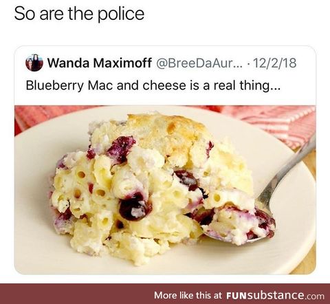 Blueberry Mac and Cheese