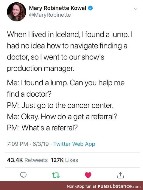 Iceland seems like a good place to maybe have cancer