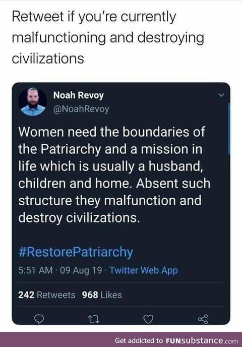 Women, destroying civilizations since 1920