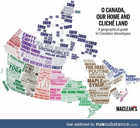 Canada Cliches by Region