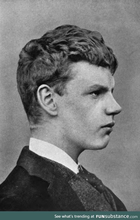 English philosopher G.K. Chesterson at age 17