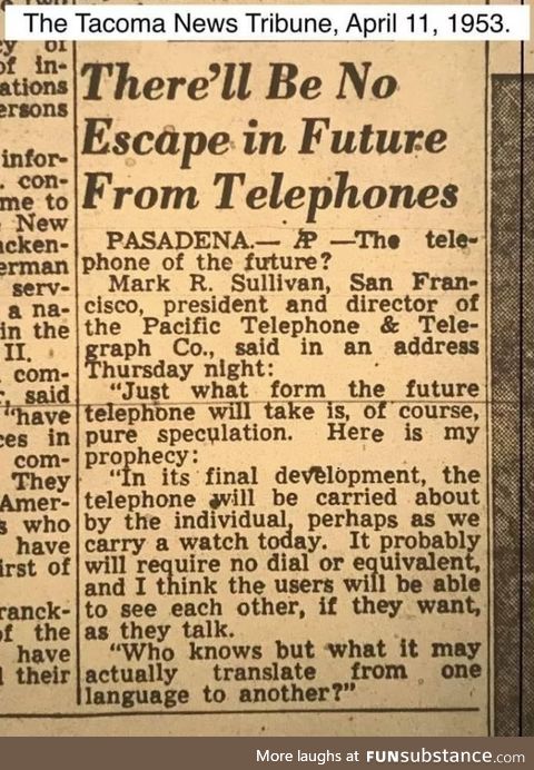 Mark R. Sullivan, the one true Prophet, circa 1953