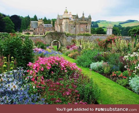 Abbotsford House, Melrose, Roxburghshire, Scottish Borders, Scotland