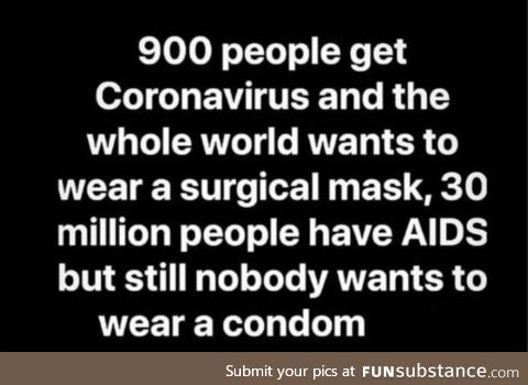 HIV&gt;Coronavirus
