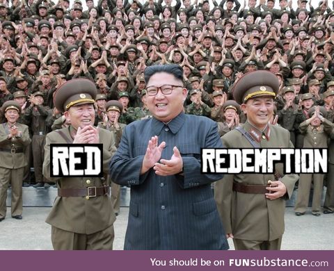 Since Kim Jong Un may or may not be braindead, have a meme