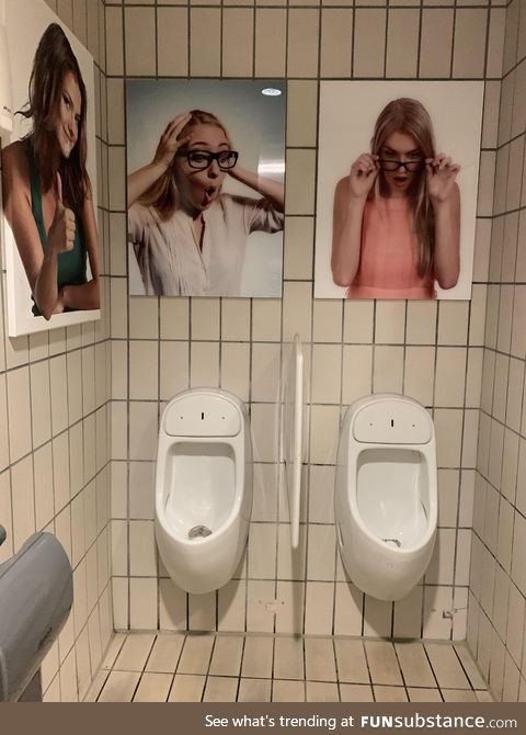 Bathroom in Swiss gas station I stopped at