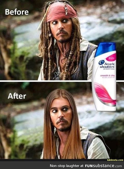Before and After Head & Shoulders :D