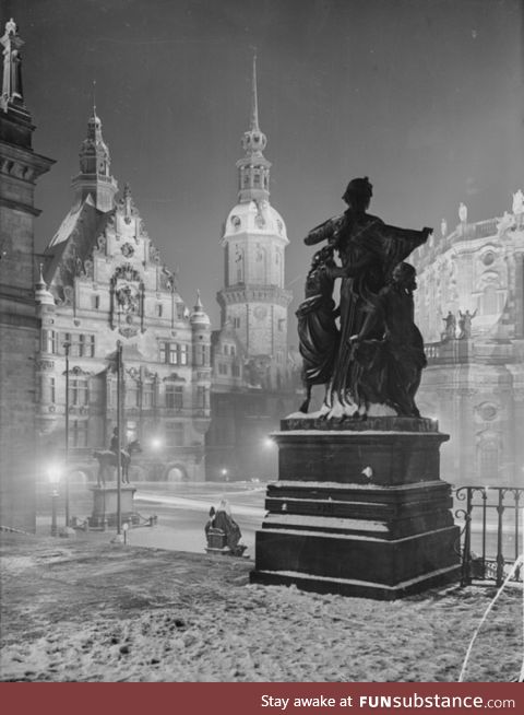 Dresden at night, 1936