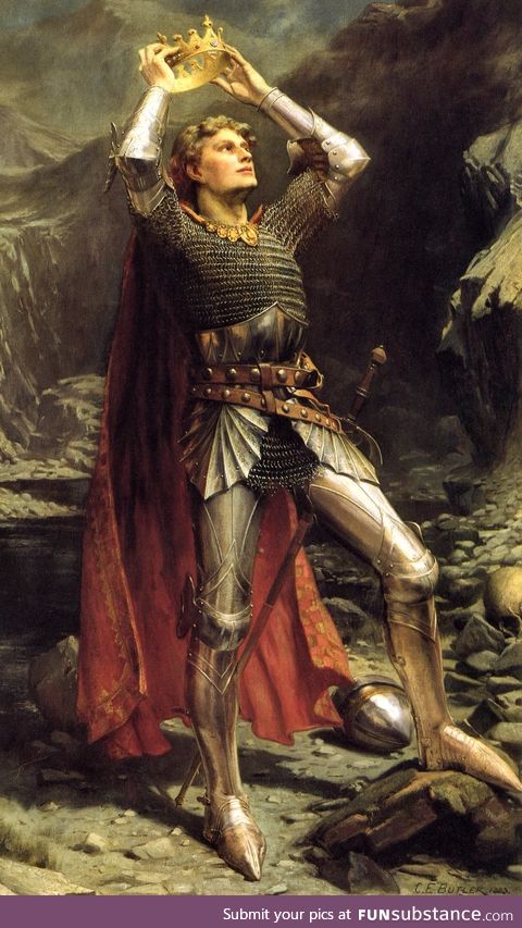 King Arthur by Charles Ernest Butler, England (1903)