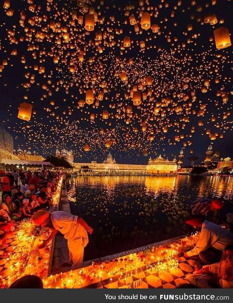 Diwali festival at Golden Temple,Amritsar