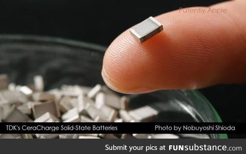 This Solid-State battery contains 2.5x as much charge as lithium ion batteries at a