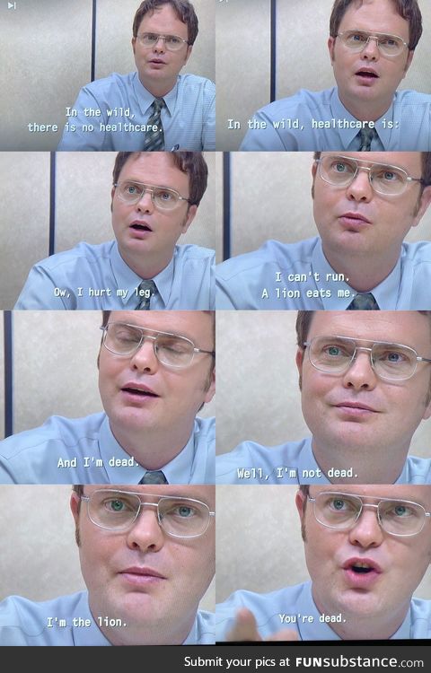 Dwight is joe exotic