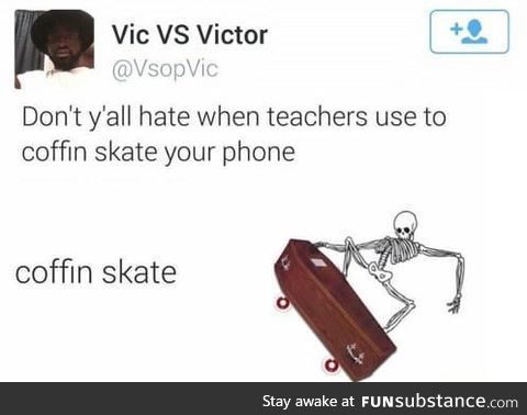 Coffin skate