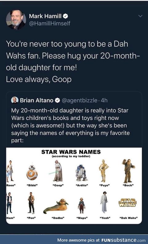 Goop Skywalker takes care of his fans