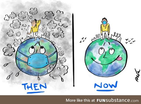 Earth Then vs Earth Now