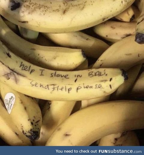 Well thats a strange banana