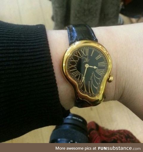 Salvador dali wrist watch