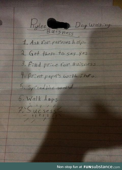 Found in my 9 y.O.'s backpack. Solid business model