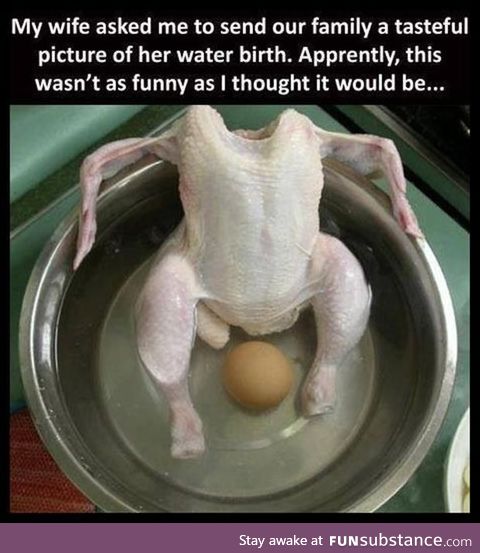 They say water birth is easy