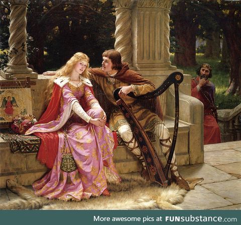 Tristan and Isolde by Edmund Blair Leighton