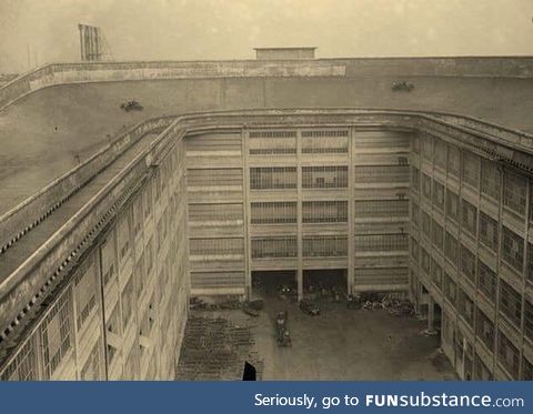 Fiat used to have a test track on top of a factory