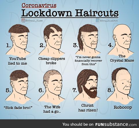 Lockdown haircuts