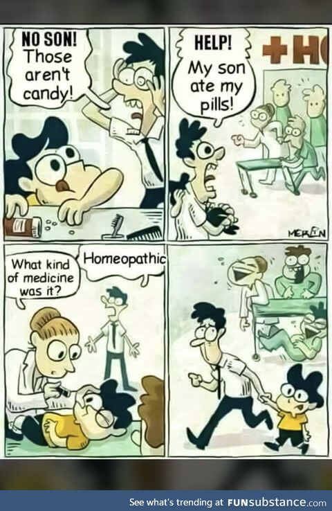 It's amazing still in the 21st century, People still believe in homeopathy .