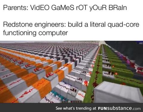 Minecraft grows your brain