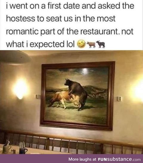 Most Romantic Part Of The Restaurant