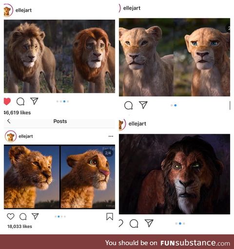 Fan Redesign of live action Lion King