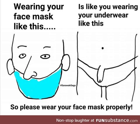 PSA: You gotta tuck them noses, people
