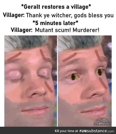 I wish I could kill anyone in the Witcher, like in Skyrim