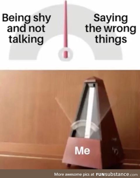 Being Shy and Saying the Wrong Things