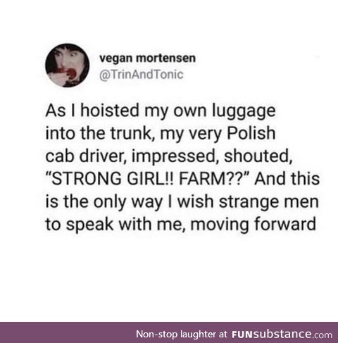 Wholesome cab driver