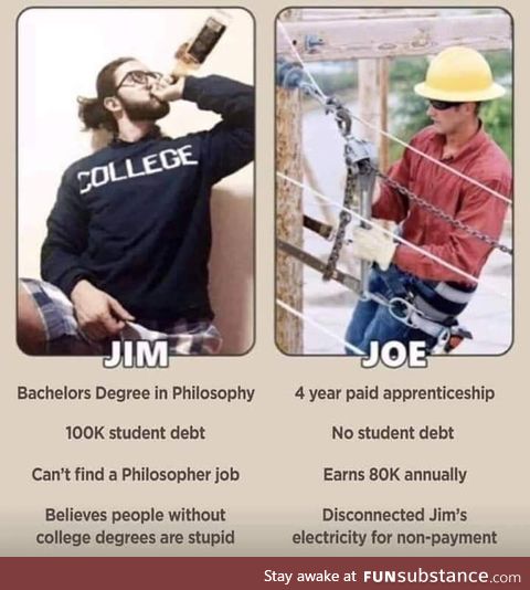 Don't be a Jim be a Joe