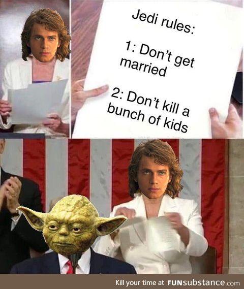Anakin did nothing wrong
