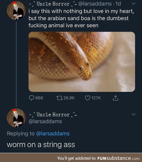 Worm on a string ass