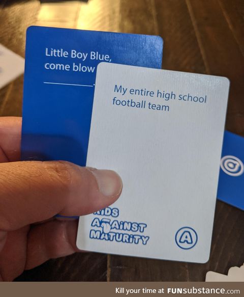 This is the KIDS version of Cards Against Humanity??