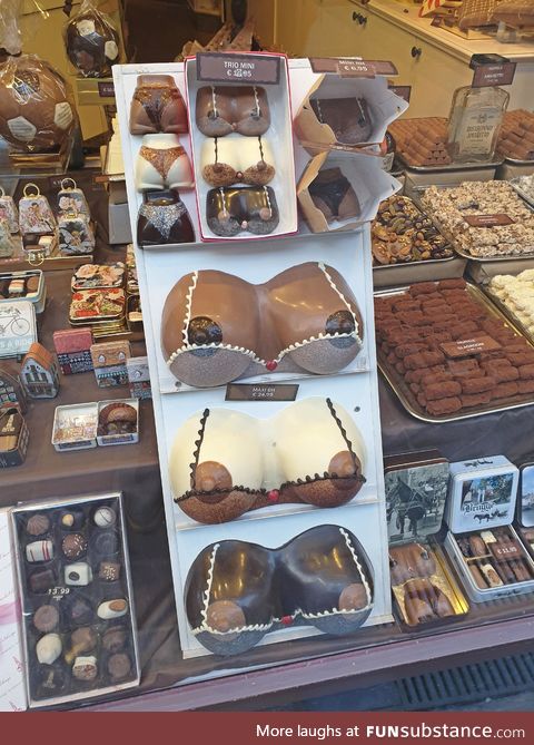 Belgian chocolate is sold in many shapes and sizes