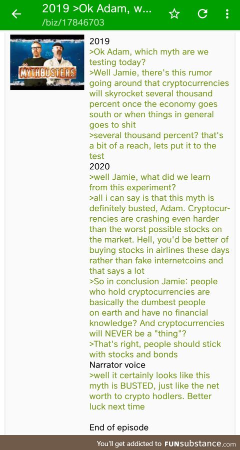 Anon makes a mythbusters episode