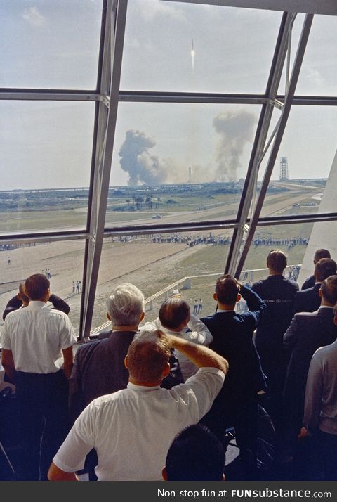 Apollo 11 blast off, circa July 16, 1969
