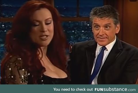 Craig Ferguson harnessing all Earthly Powers to not look