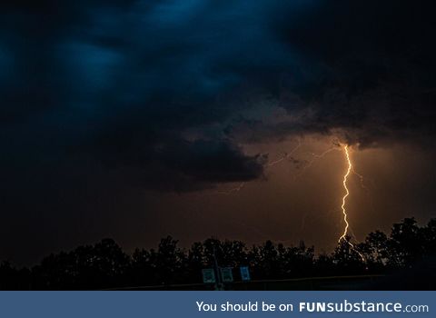 My first ever long exposure lightning photo.. Not the best but still excited how it came