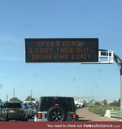 Thanks for the laugh UDOT